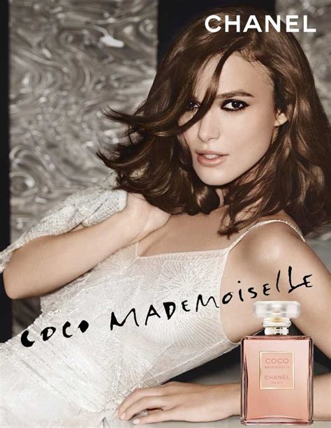 coco mademoiselle de chanel junto a keira knightley|keira knightley chanel perfume.